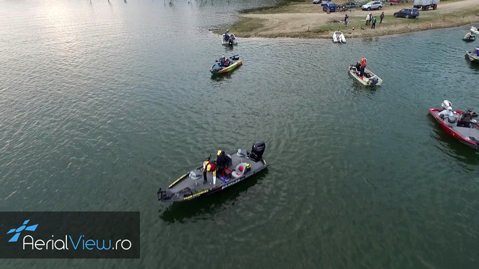 Fotografie drona pescuit Bicaz